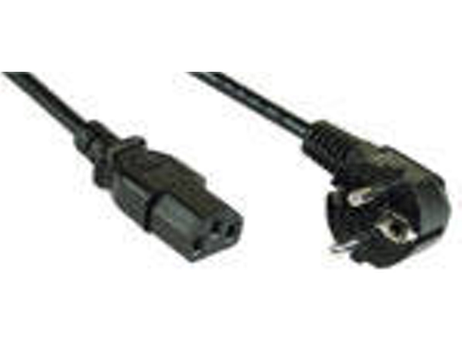 Cable de Alimentación INLINE Schuko to 3pin IEC female Black 5m