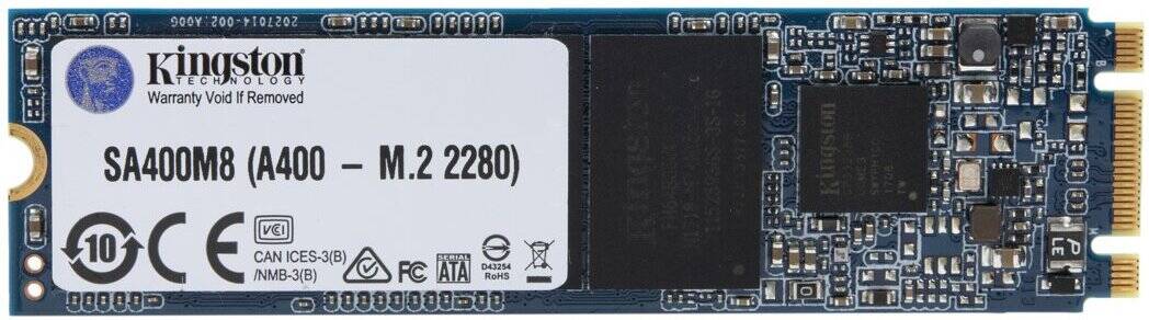 Disco SSD Interno KINGSTON A400 - SA400M8 (240 GB - M.2 SATA - 500 MB/s)