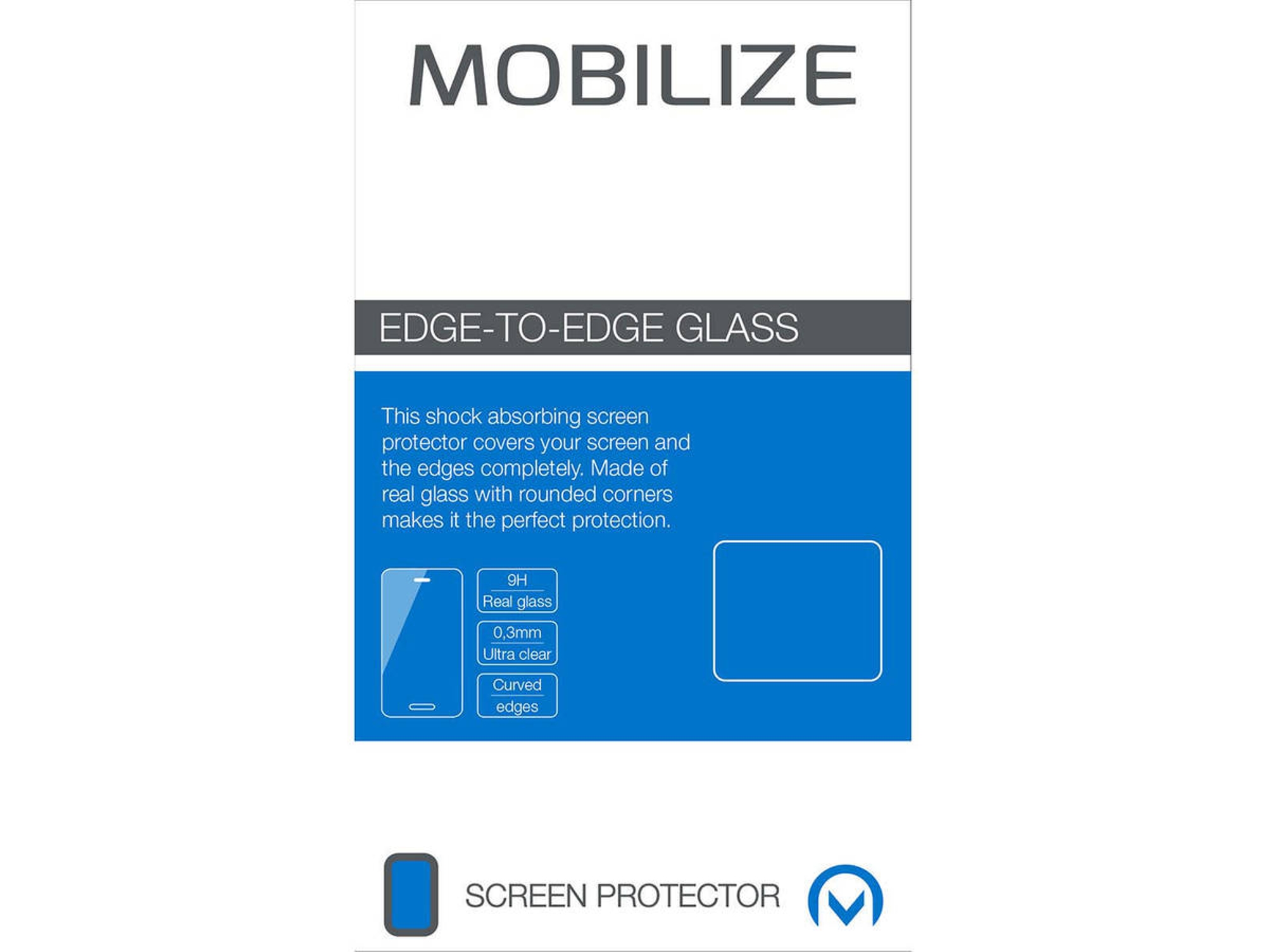 Mobilize Cristal De borde a protector pantalla samsung galaxy s8+ ne550642493 mob44624