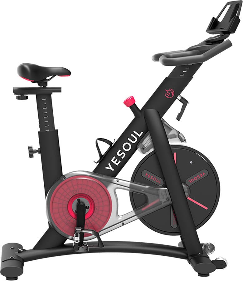 Bicicleta de Spinning YESOUL S3 (Negro - Volante: 6.15 kg - Hasta: 100 kg)