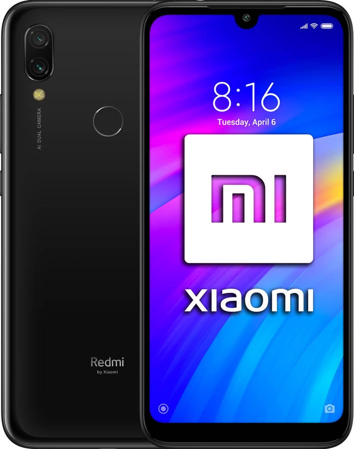 Smartphone XIAOMI Redmi 7 (6.26'' - 3 GB - 32 GB - Negro)