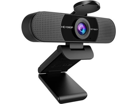 Cámara web 1080P con micrófono Cámara web Cámara web de transmisión con 2 micrófonos Cámara de computadora con campo de visión de 90 Cámara web Con...