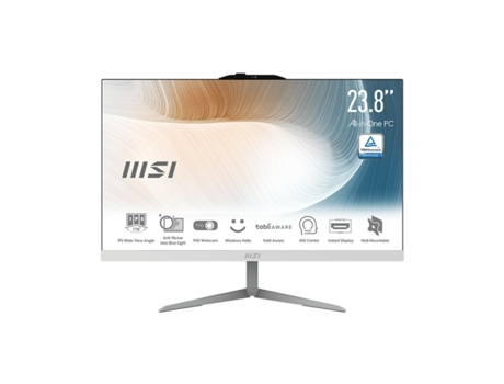 All in One MSI Modern AM242 12M-830XEU (Full HD - 512 GB SSD - 23,8" - Intel Core i3)