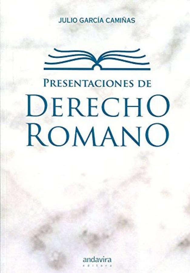 Presentaciones Derecho Romano libro julio garcía camiñas español