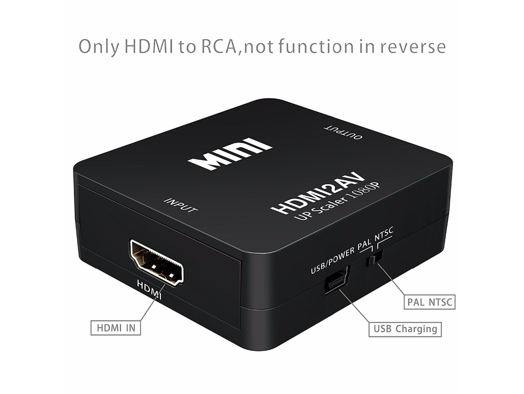 конвертер, переходник из HDmI в AV и s-video (HDMI RCA (CVBS, композитный,s-video)