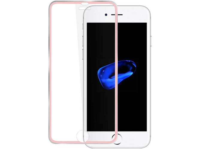 Protector de Cristal Templado AVIZAR iPhone 7, 8 Plus Rosa