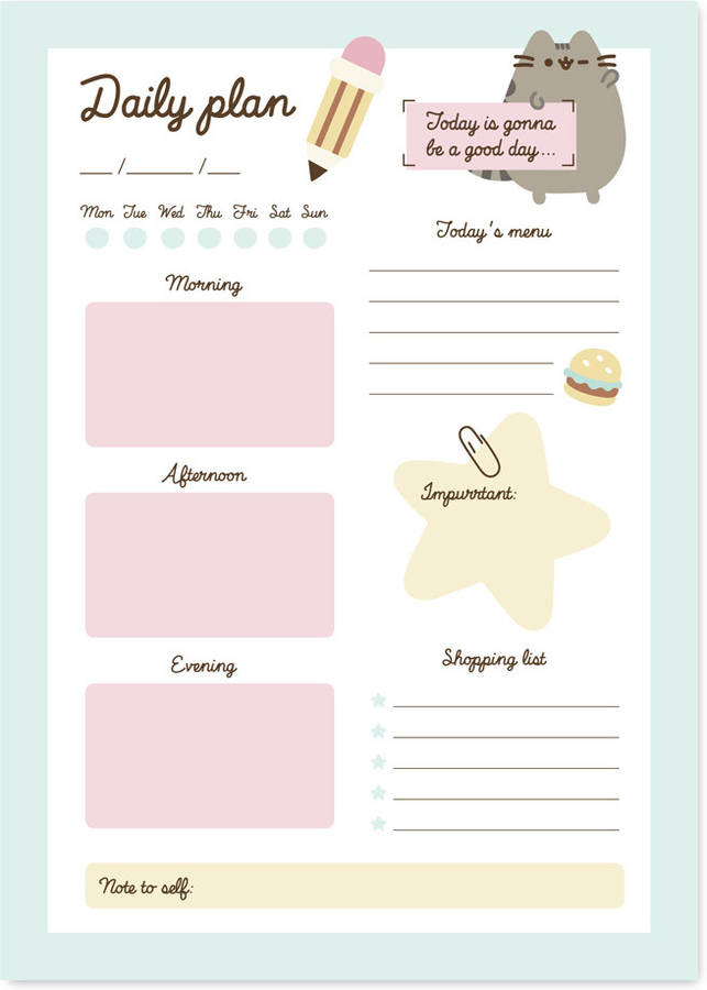 Bloc De Notas escritorio pusheen foodie collection a5 material escolar y papeleria oficina producto con licencia oficial agenda multicolor diario 54