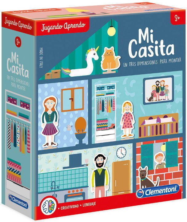 Casita Clementoni Multicolor 55317 puzzle 3d edad mínima3