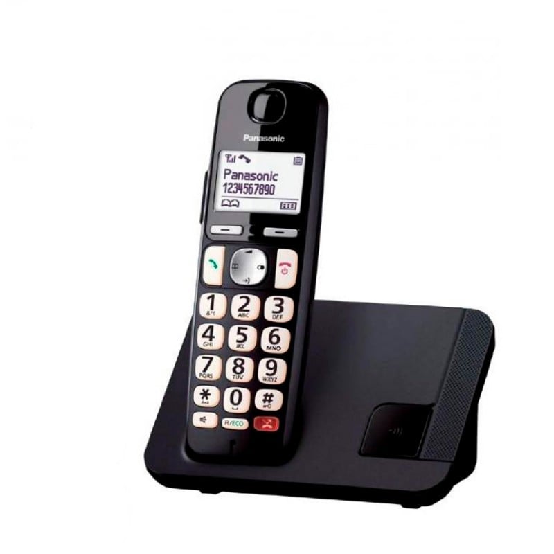 Panasonic Kxtge250spb Negro dect personas mayores telefono