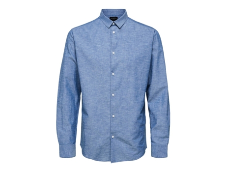 Camisa SELECTED New-linen manches longues slim XL