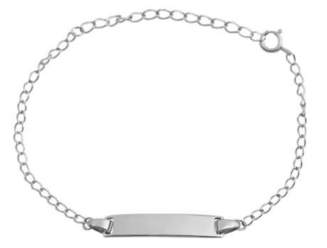 Pulsera en Plata de Ley 925 Biserka Bañada en Rodio