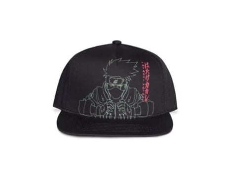 Gorra DIFUZED Difused Kakashi Line Art Naruto Algodón (Negro)