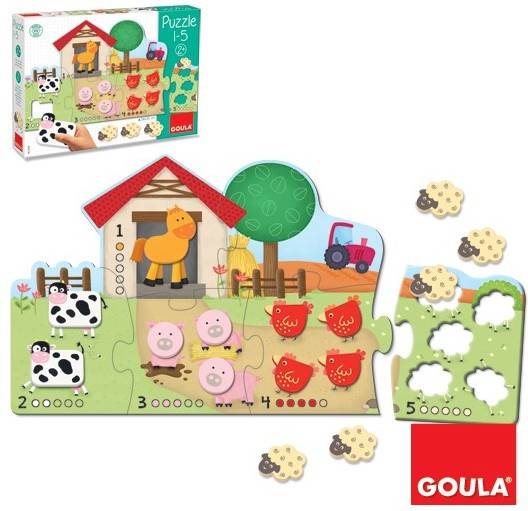 Puzzle JUMBO Children's Room (5 Piezas)