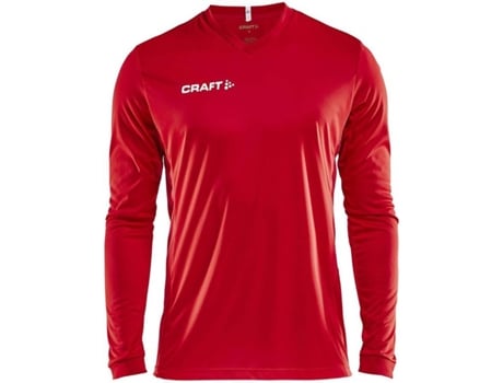 Camiseta de Hombre para Fútbol CRAFT Squad Solid Rojo (XS)