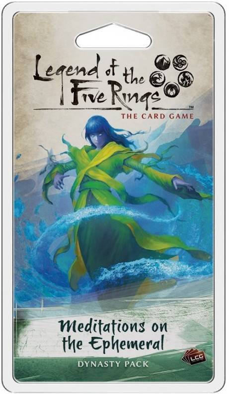 Juego De Cartas fantasy flight legend of the five rings lcg meditations on ephemeral edad 14 games ffgl5c07 sobre el paquete l5r