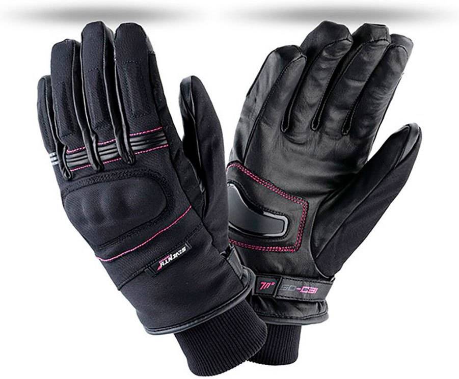 Guantes Unisex SEVENTY DEGREES Sd-c31 Winter Urban Negro para Motociclismo (S)