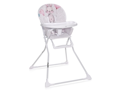 Trona infantil plegable COOKIE grey pink LORELLI