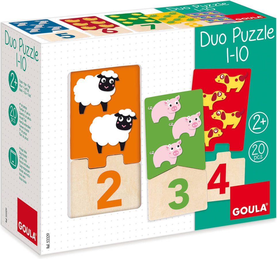 Duo Puzzle 110 juguete educativo jumbo