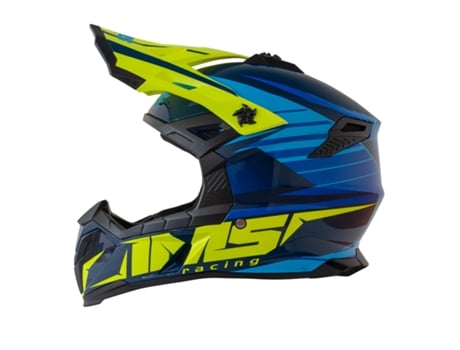 Casco IMS Motocross Sprint 22 UX-20 Azul Amarillo Néon (XL)