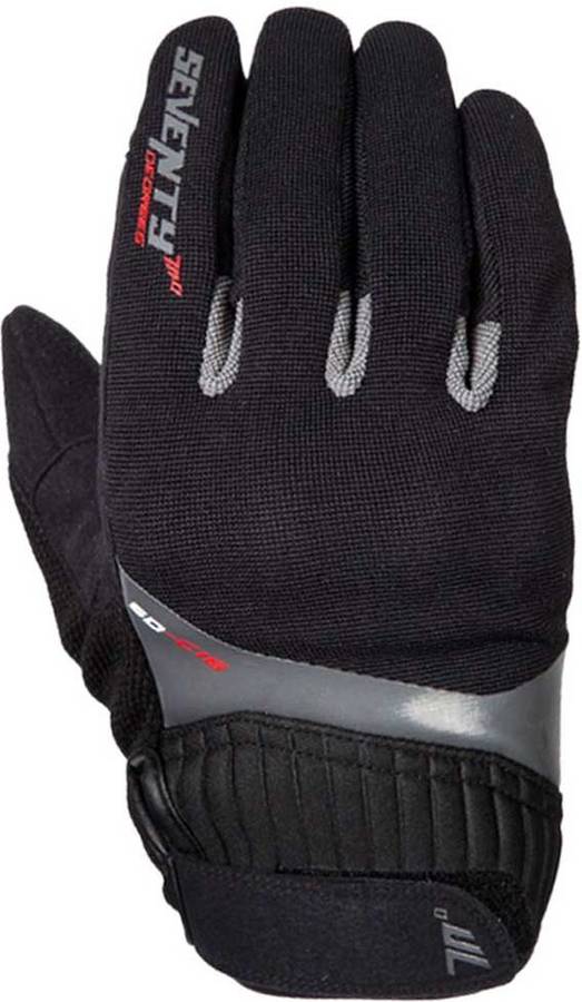 Guantes Seventy Degrees sdc16 black grey unisex summer urban negro para motociclismo