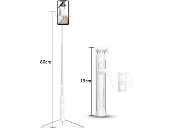 Selfie Stick WJS Alloy Blanco