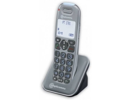 Teléfono Fijo AMPLICOMMS PowerTel 2701 Gris