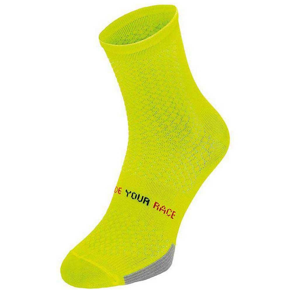 Calcetines para Hombre R2 Endurance Amarillo para Ciclismo (EU 39 - 42)