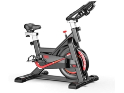 Bicicleta de Spinning FITNESS TECH Saman - Rojo y Negro