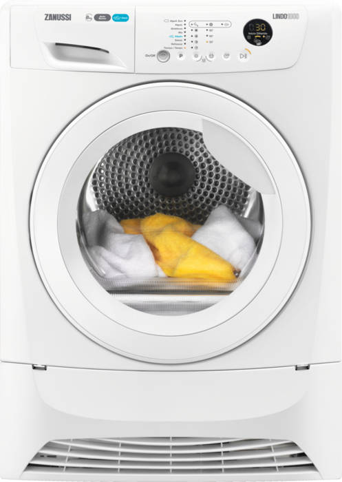 Secadora ZANUSSI ZDH8333W1 (8 kg - Bomba de Calor - Blanco)