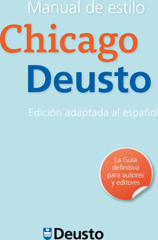 Manual Estilo Chicagodeusto deusto letras tapa dura libro javier torres ripa español