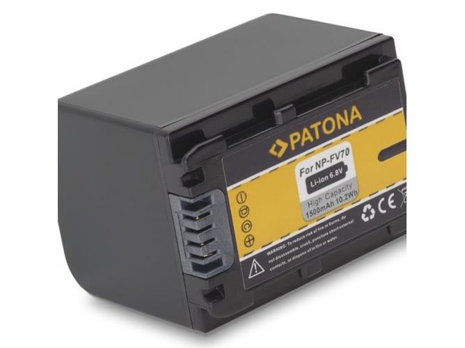 Batería Patona para Sony NP-FV70 1500mAh