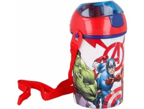 Botella Infantil Con correa de 450 ml los vengadores avengers rolling thunder