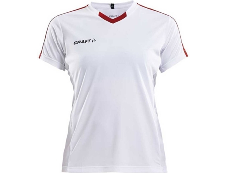 Camiseta de Mujer para Fútbol CRAFT Progress Contrast Rojo (XS)