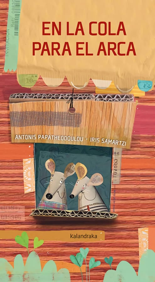 Libro En La cola para el arca de antonis papatheodoulou español tapa dura