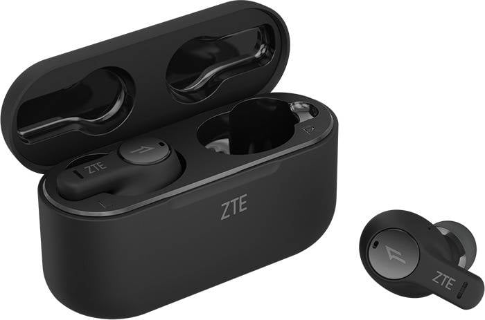 Auriculares Bluetooth True Wireless ZTE Livebuds (In Ear - Micrófono - Negro)