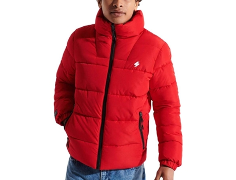 Chaqueta SUPERDRY Sports Non Poliester Hombre (L - Rojo)