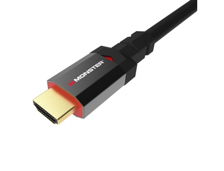 Cable Hdmi Gaming Uhd Hdr Dolby MONSTER Plástico Negro