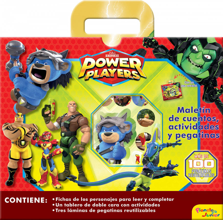 Libro Power Players. Maletín De Cuentos, Actividades Y Pegatinas de Zag Heroes (Español)