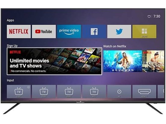 Tv Smart Tech le55f3 led 55 140 cm 4k ultra hd uhd quad