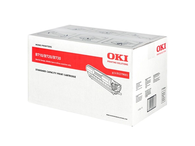 Cartucho de Tóner OKI 1279001 Negro para B710dn, 710n, 720dn, 720n, 730dn, 730dtn, 730n