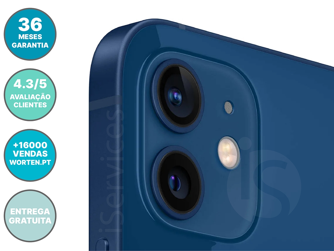 iPhone 12 Mini 64 Gb Azul, iPhone reacondicionado