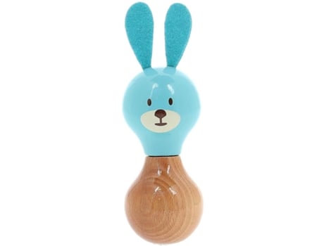 Juguete de Madera VILACRattle Maracas Raoul The Rabbit (Edad Mínima Recomendada: 1 año)