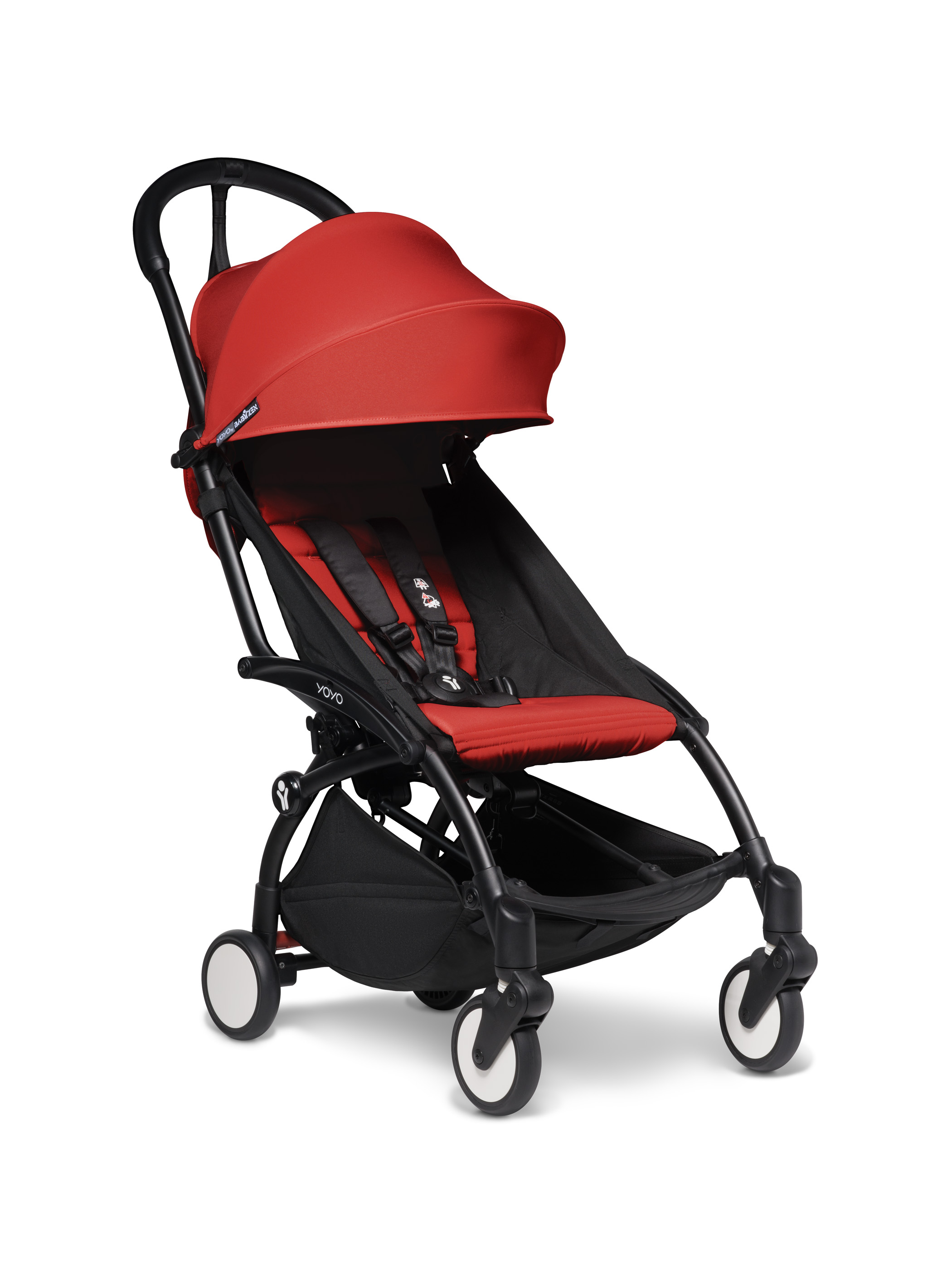 Silla de Paseo BABYZEN Yoyo² 6+ con Reposapiernas Roja con Estructura Negra