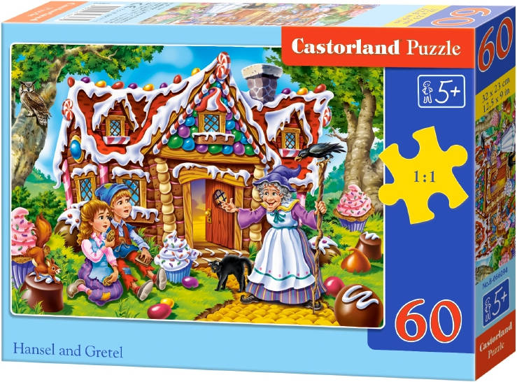 Castorland Hansel And gretel puzzle rompecabezas niños 5 años 320 mm colormodelo 60