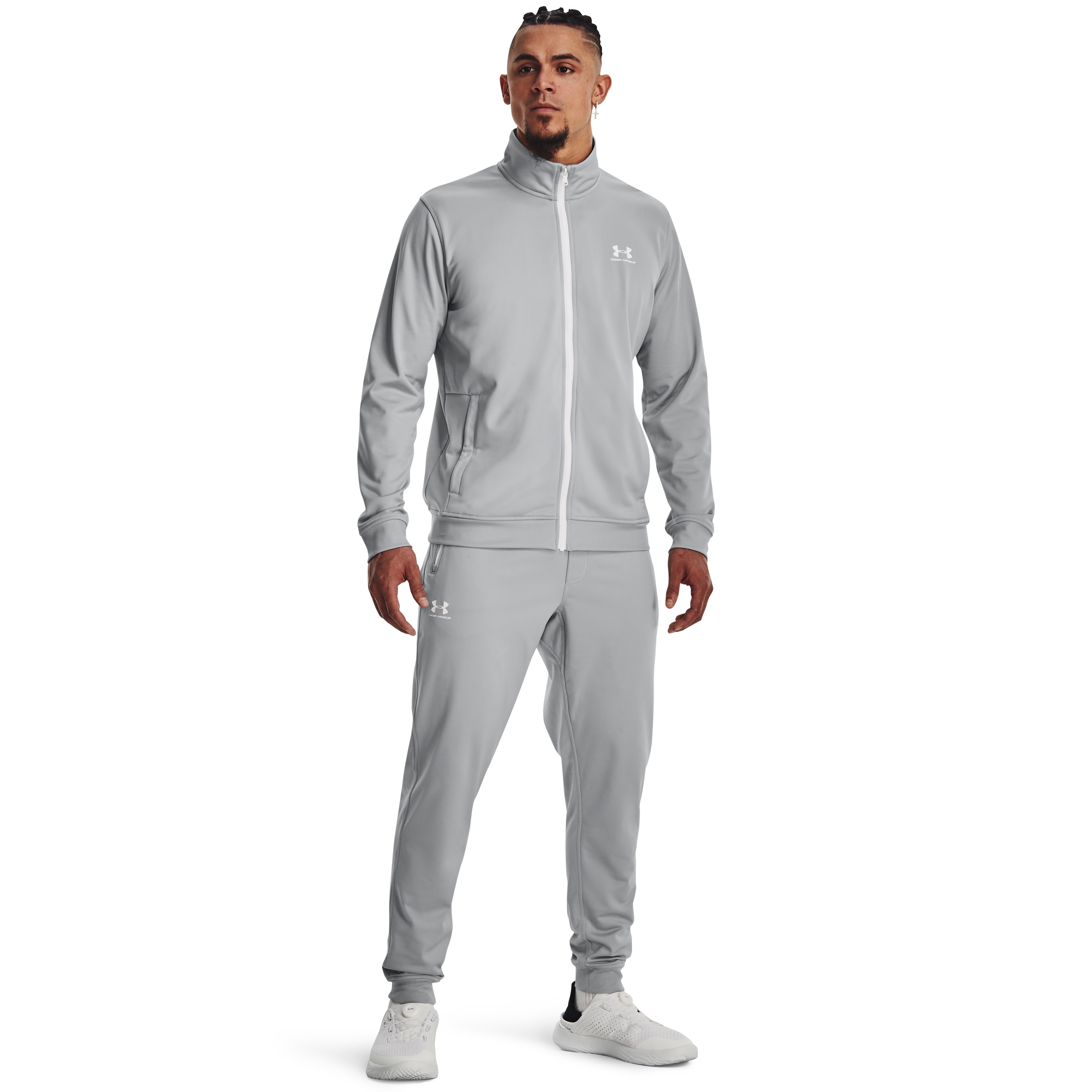 Chándale de Hombre para Fitness UNDER ARMOUR Chándal Sportstyle Punto Gris  (L)