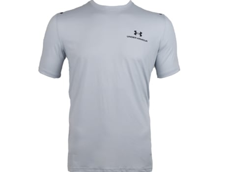 Camiseta UNDER ARMOUR Hombre (Poliéster - Gris - XXL)