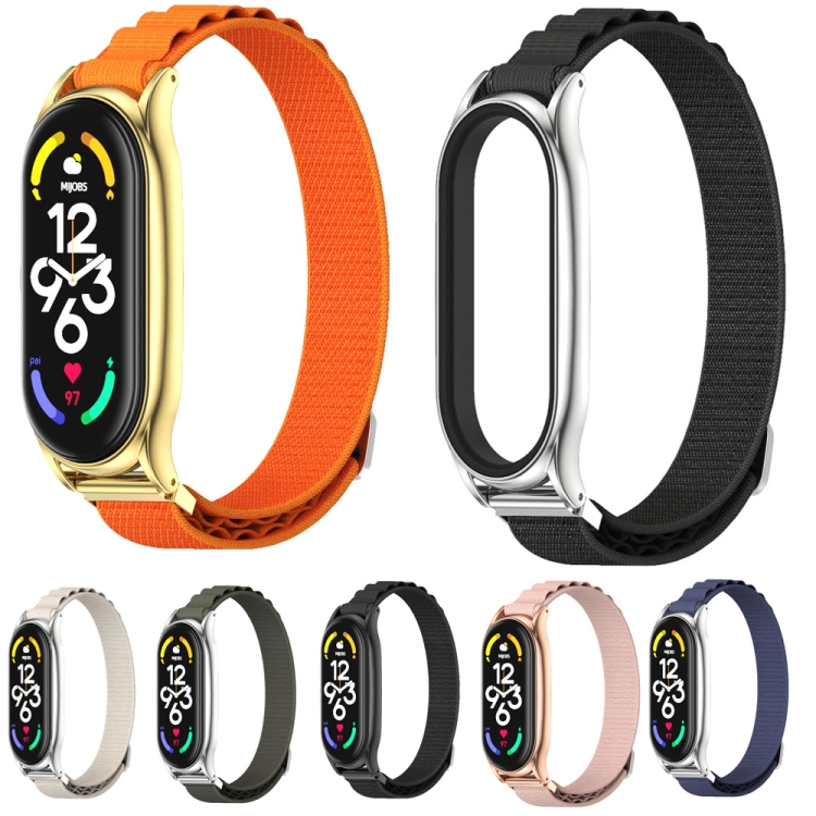 Correa de nailon para reloj inteligente Xiaomi Mi Band 7-7