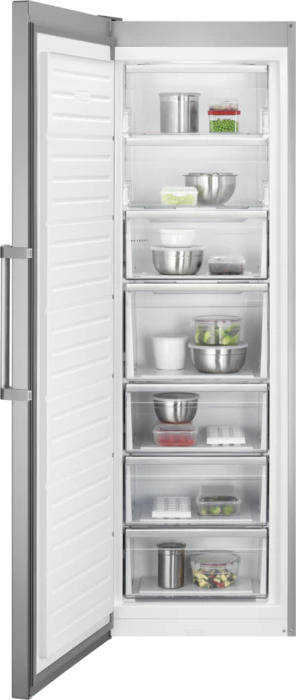 Congelador Vertical AEG AGB728E5NX (No Frost - 186 cm - 280 L - Inox)