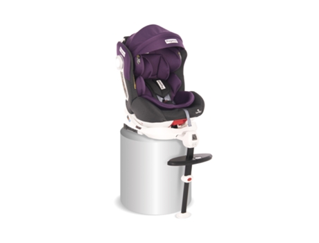 Silla Auto PEGASUS con Isofix y Pata de Apoyo (Grupo 0+/1/2/3 - Violeta)