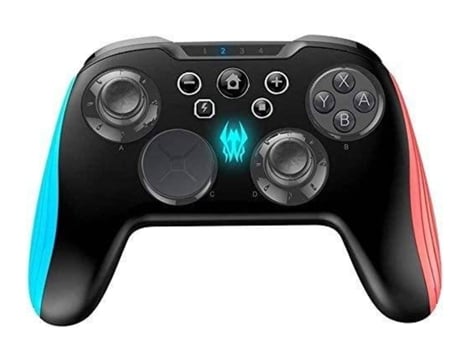 Controlador de juego Chronus Controlador inalámbrico Iluminación Rgb Gamepad. Soporte para Android Xcloud Tablet Tv Box Pc Steam Negro BISBISOUS